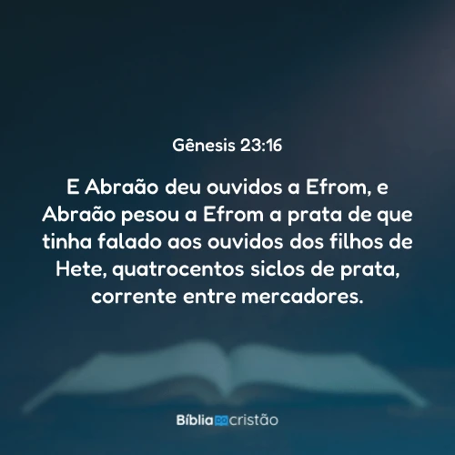 Gênesis 23:16