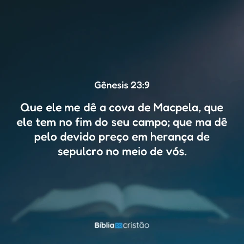 Gênesis 23:9