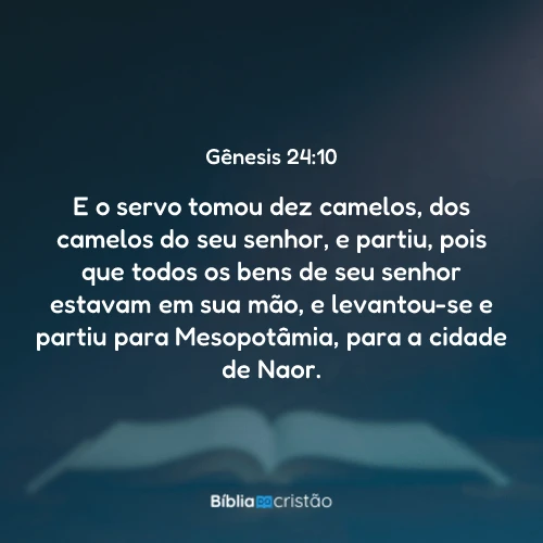 Gênesis 24:10