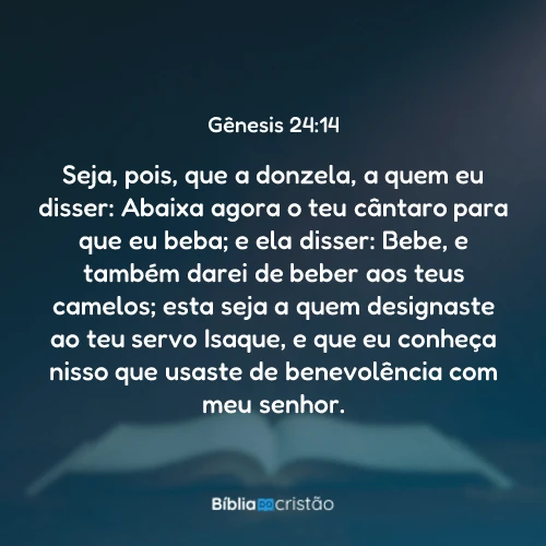 Gênesis 24:14