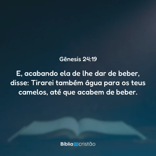Gênesis 24:19