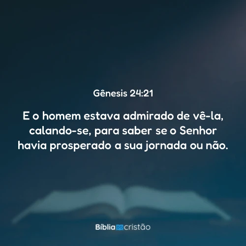 Gênesis 24:21