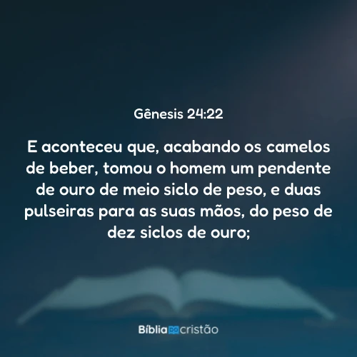 Gênesis 24:22