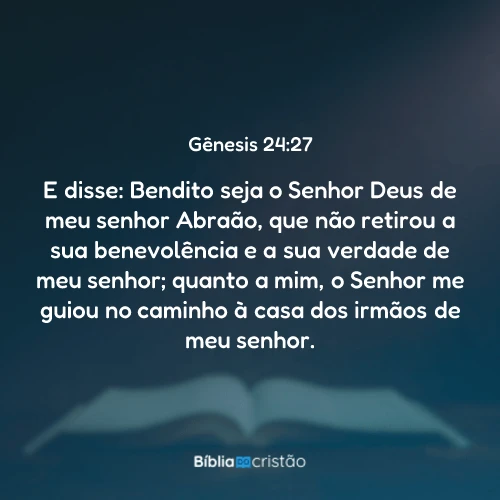 Gênesis 24:27