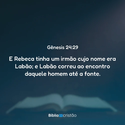 Gênesis 24:29