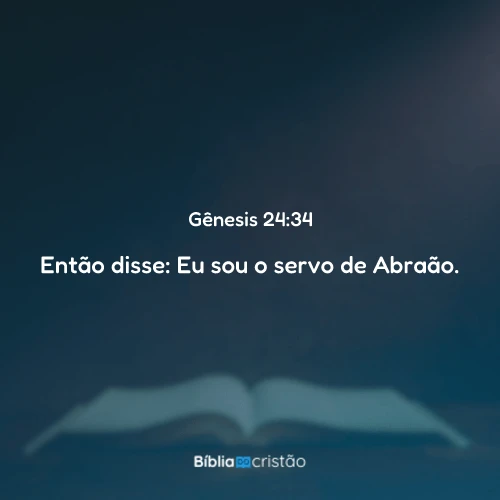 Gênesis 24:34