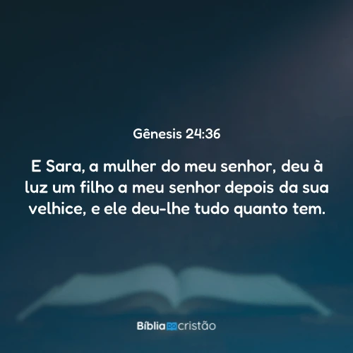 Gênesis 24:36