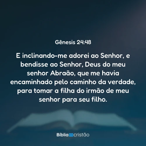 Gênesis 24:48