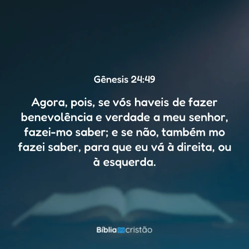 Gênesis 24:49
