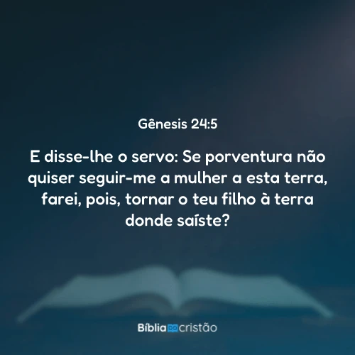 Gênesis 24:5