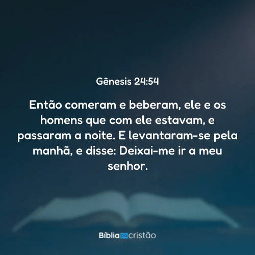 Gênesis 24:54