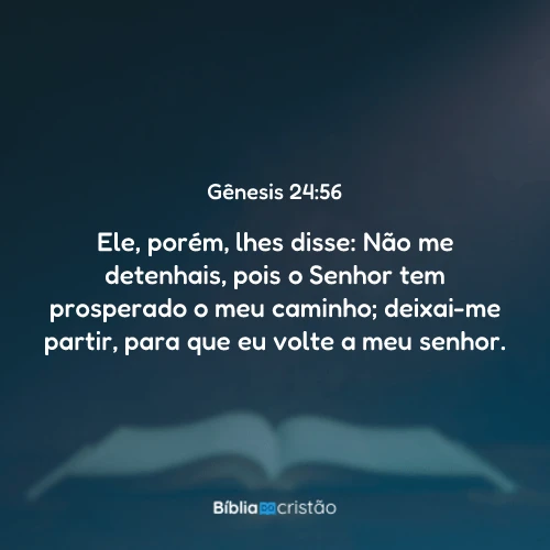 Gênesis 24:56