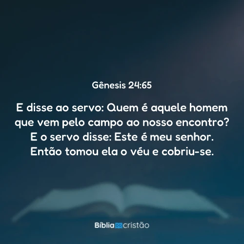 Gênesis 24:65