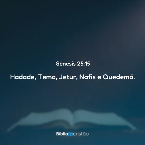 Gênesis 25:15