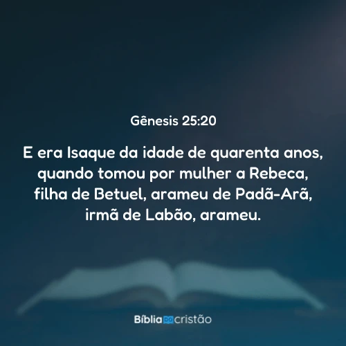 Gênesis 25:20