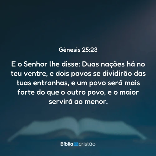 Gênesis 25:23