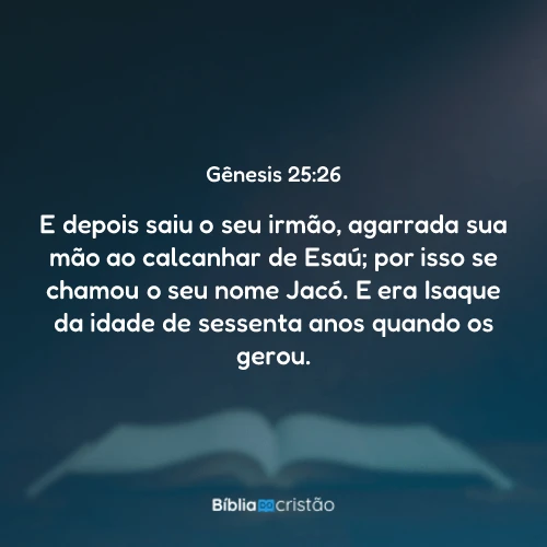 Gênesis 25:26