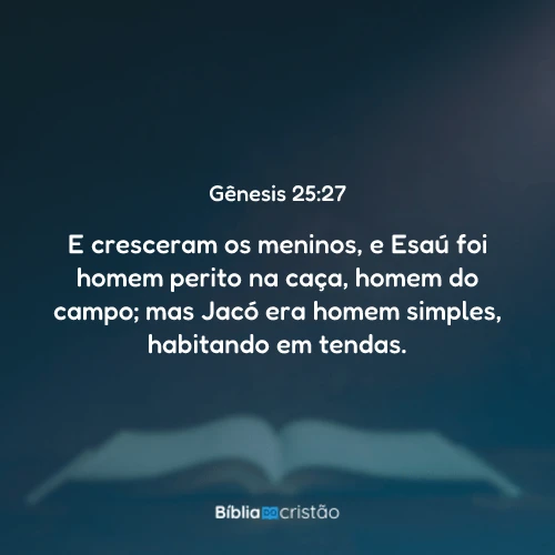 Gênesis 25:27