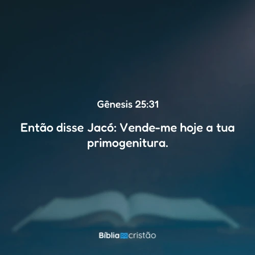 Gênesis 25:31
