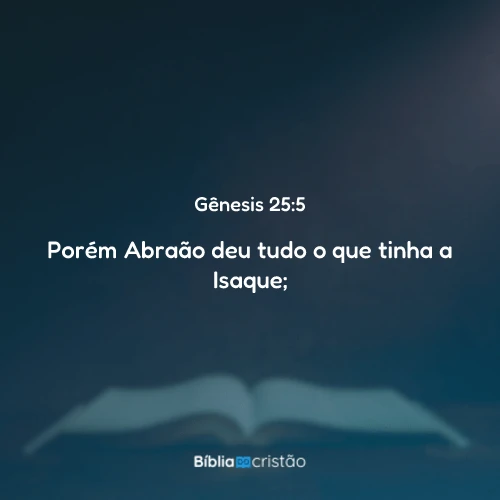 Gênesis 25:5