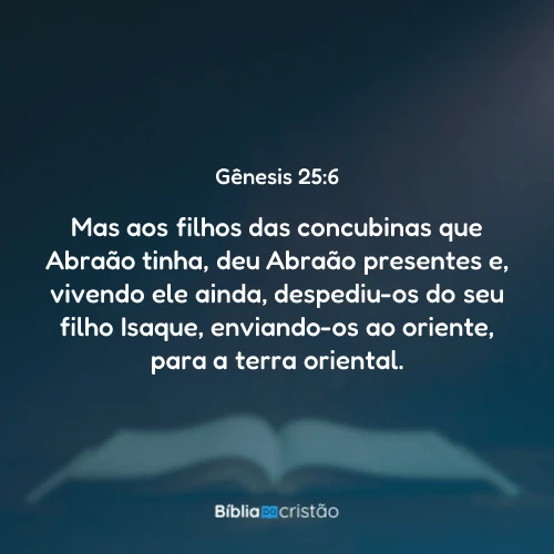 Gênesis 25:6