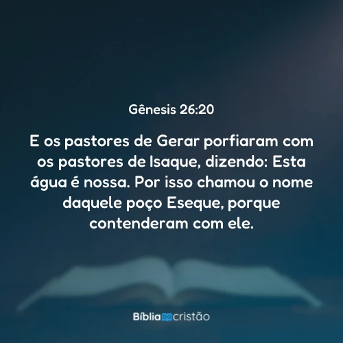 Gênesis 26:20