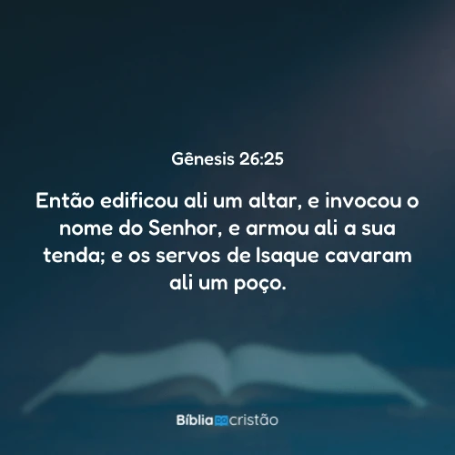 Gênesis 26:25