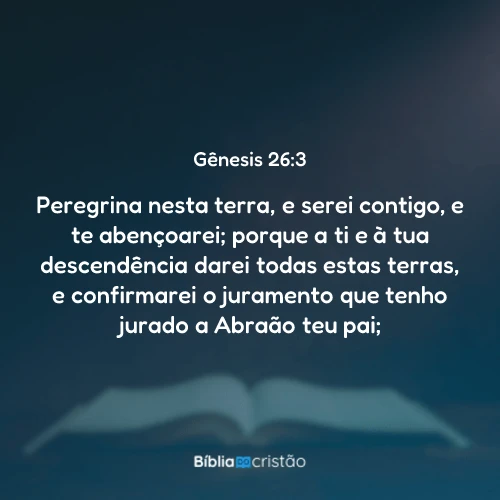 Gênesis 26:3