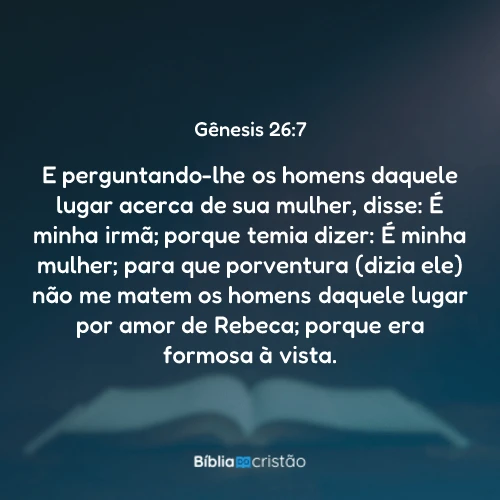 Gênesis 26:7