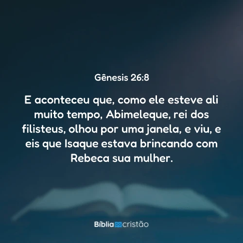 Gênesis 26:8