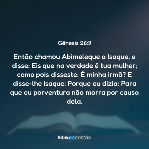 Gênesis 26:9