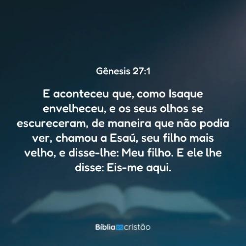 Gênesis 27:1
