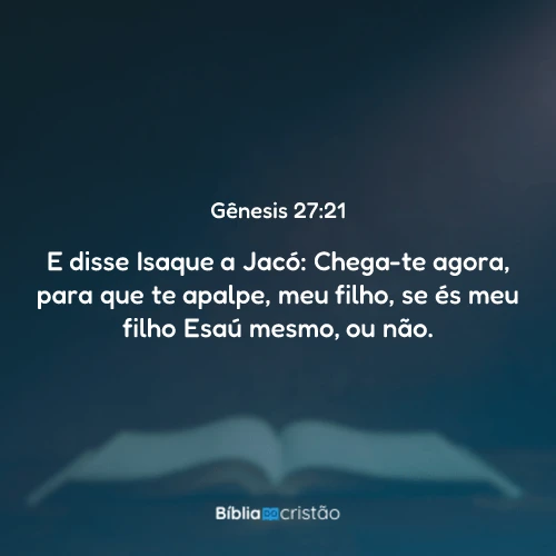 Gênesis 27:21