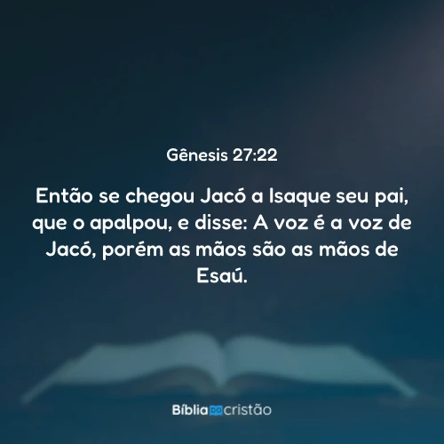 Gênesis 27:22