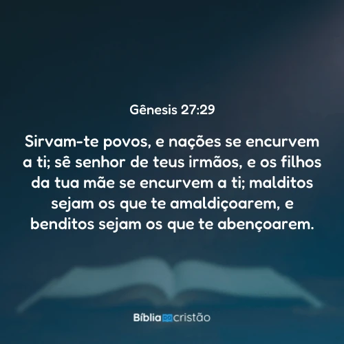 Gênesis 27:29