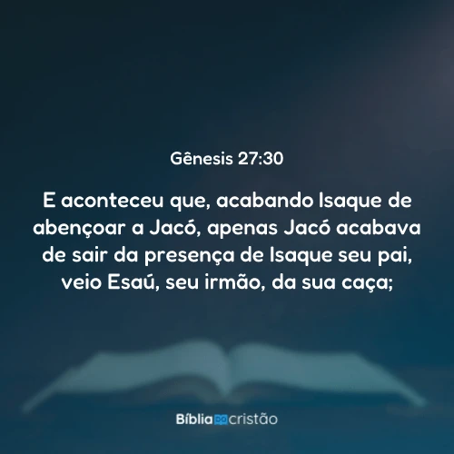Gênesis 27:30