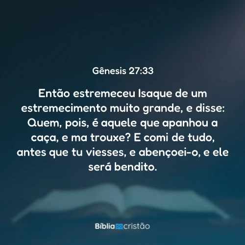 Gênesis 27:33
