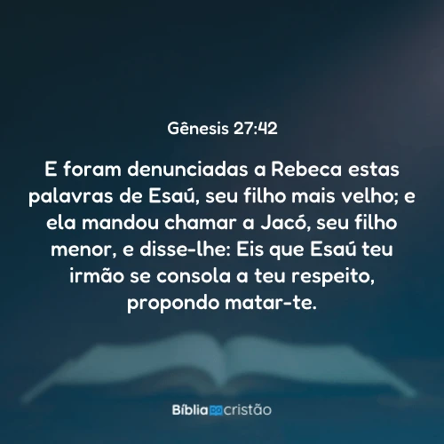 Gênesis 27:42