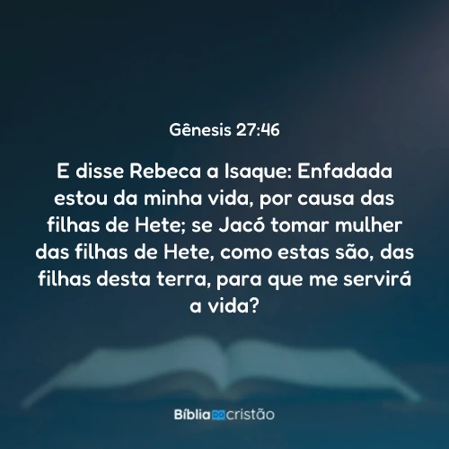 Gênesis 27:46