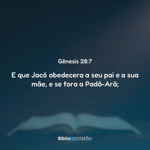 Gênesis 28:7
