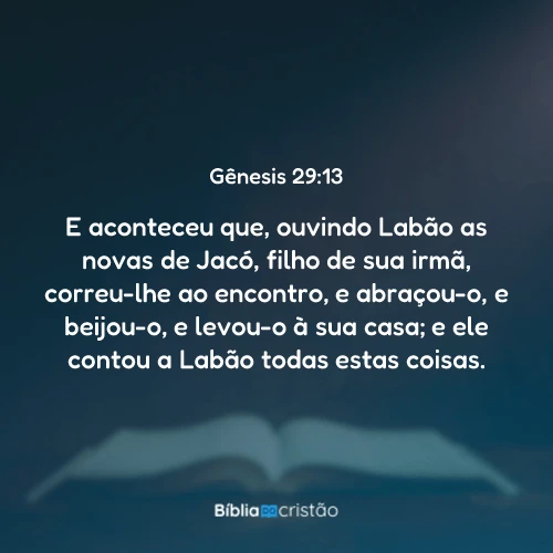 Gênesis 29:13