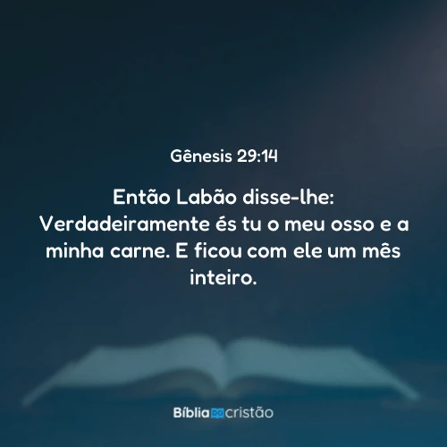 Gênesis 29:14