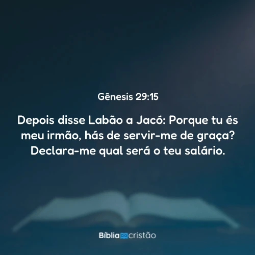 Gênesis 29:15