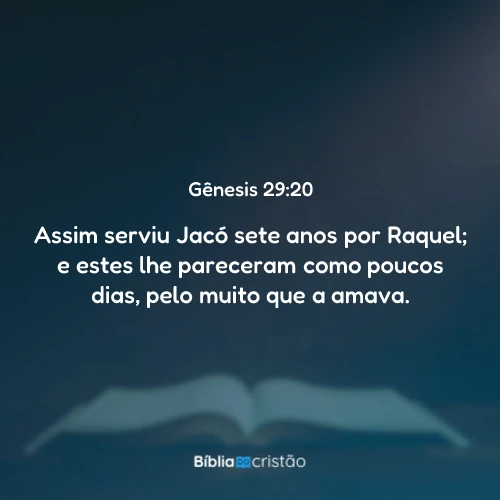 Gênesis 29:20