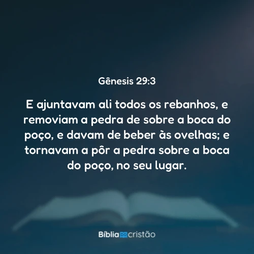 Gênesis 29:3
