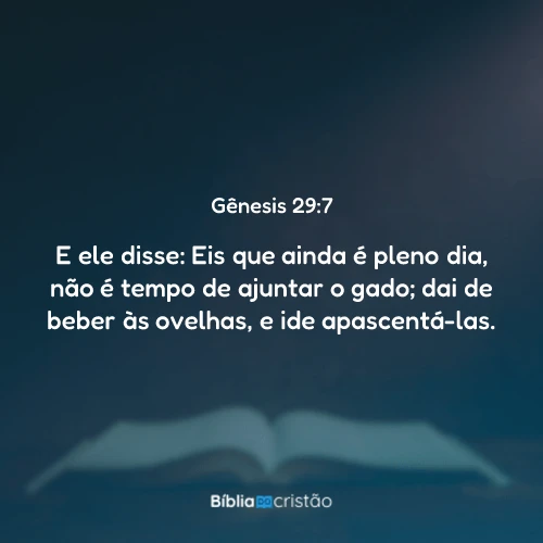 Gênesis 29:7
