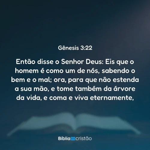 Gênesis 3:22