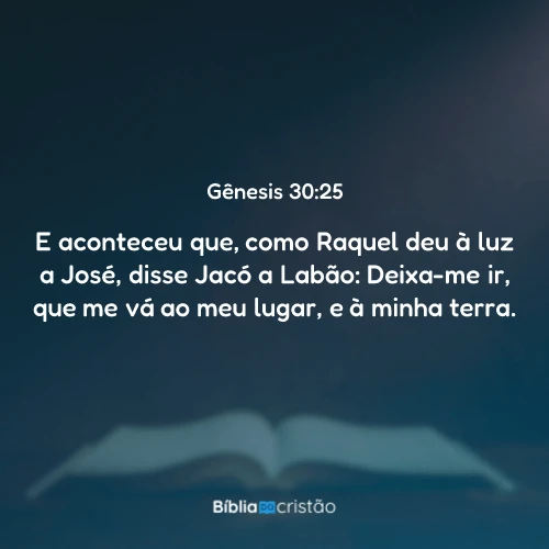 Gênesis 30:25