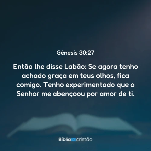 Gênesis 30:27