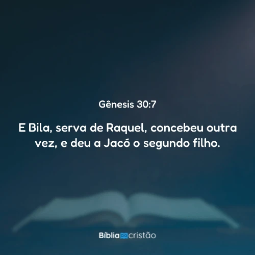 Gênesis 30:7